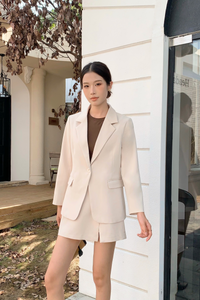 Vantage Cutout Skorts Cream (Backorder)