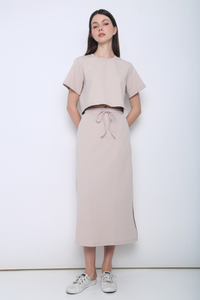 Bolin 2-Piece Sweater Skirt Set Oat