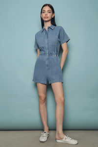 Cameron Denim Romper (Restock)