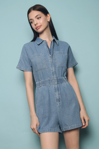 Cameron Denim Romper (Restock)