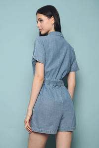 Cameron Denim Romper (Restock)