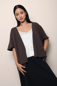 Chate V2 Drape Cardigan Brown (Backorder)