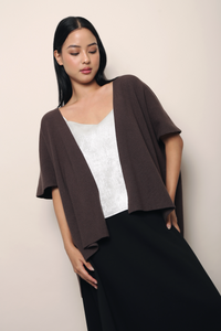 Chate V2 Drape Cardigan Brown (Backorder)