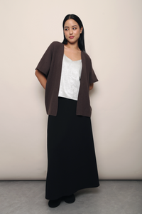 Chate V2 Drape Cardigan Brown (Backorder)