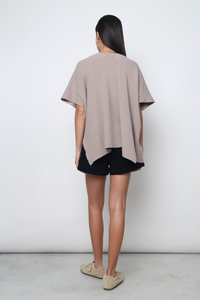 Chate V2 Drape Cardigan Taupe (Backorder)