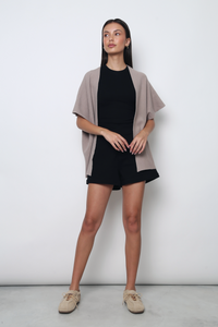 Chate V2 Drape Cardigan Taupe (Backorder)