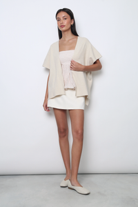 Chate V2 Drape Cardigan Cream (Backorder)