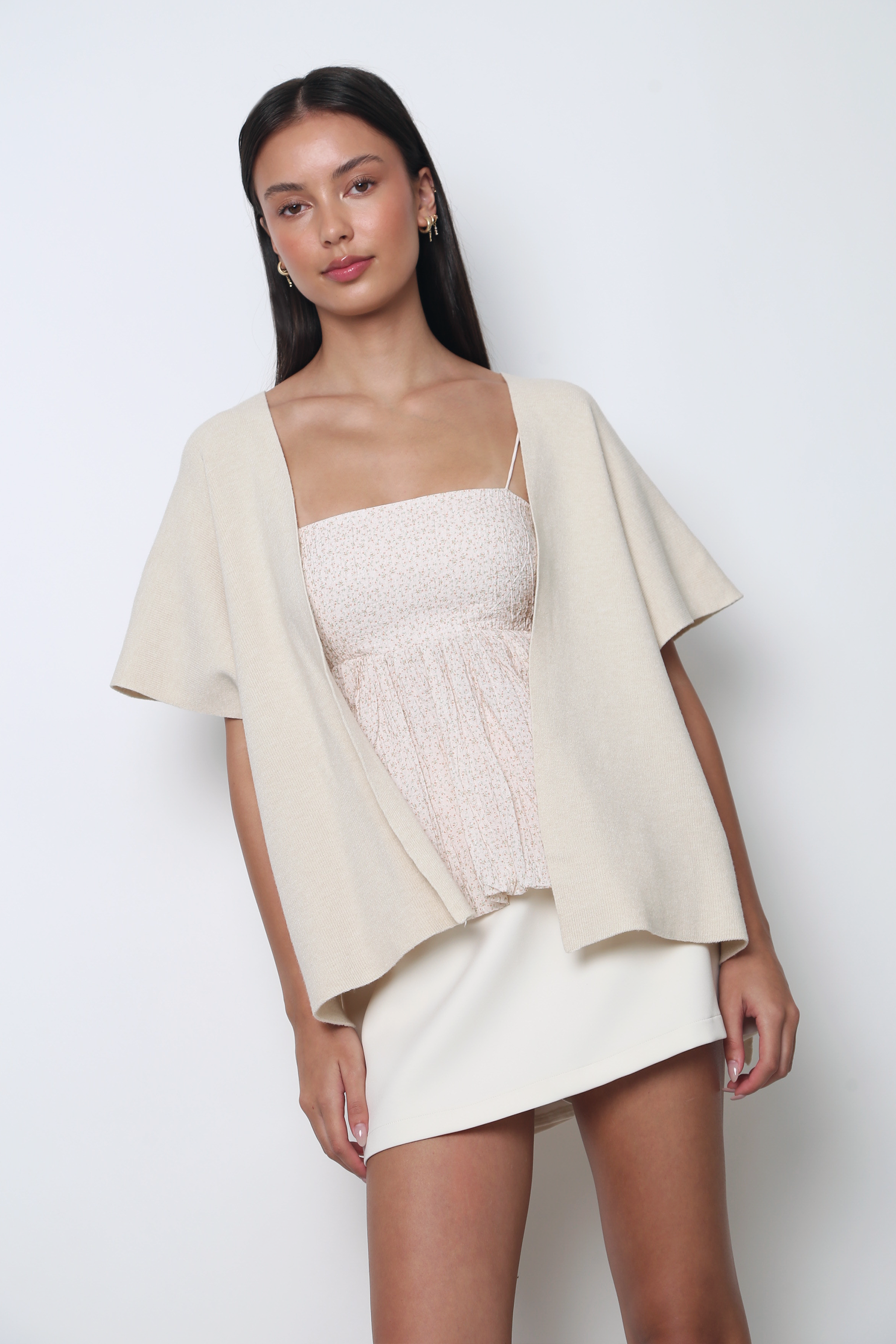 Chate V2 Drape Cardigan Cream (Backorder)
