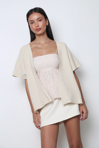Chate V2 Drape Cardigan Cream (Backorder)