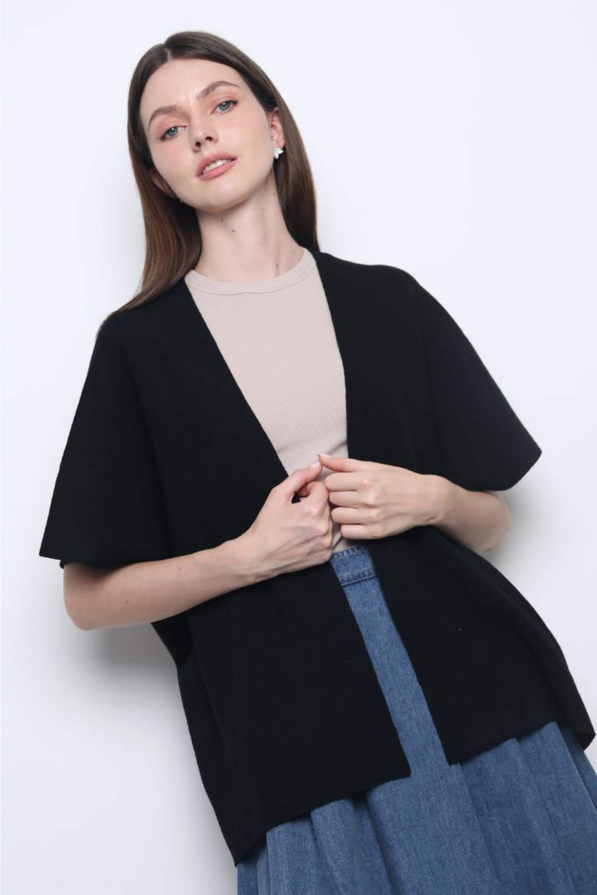 Chate V2 Drape Cardigan Black (Backorder)