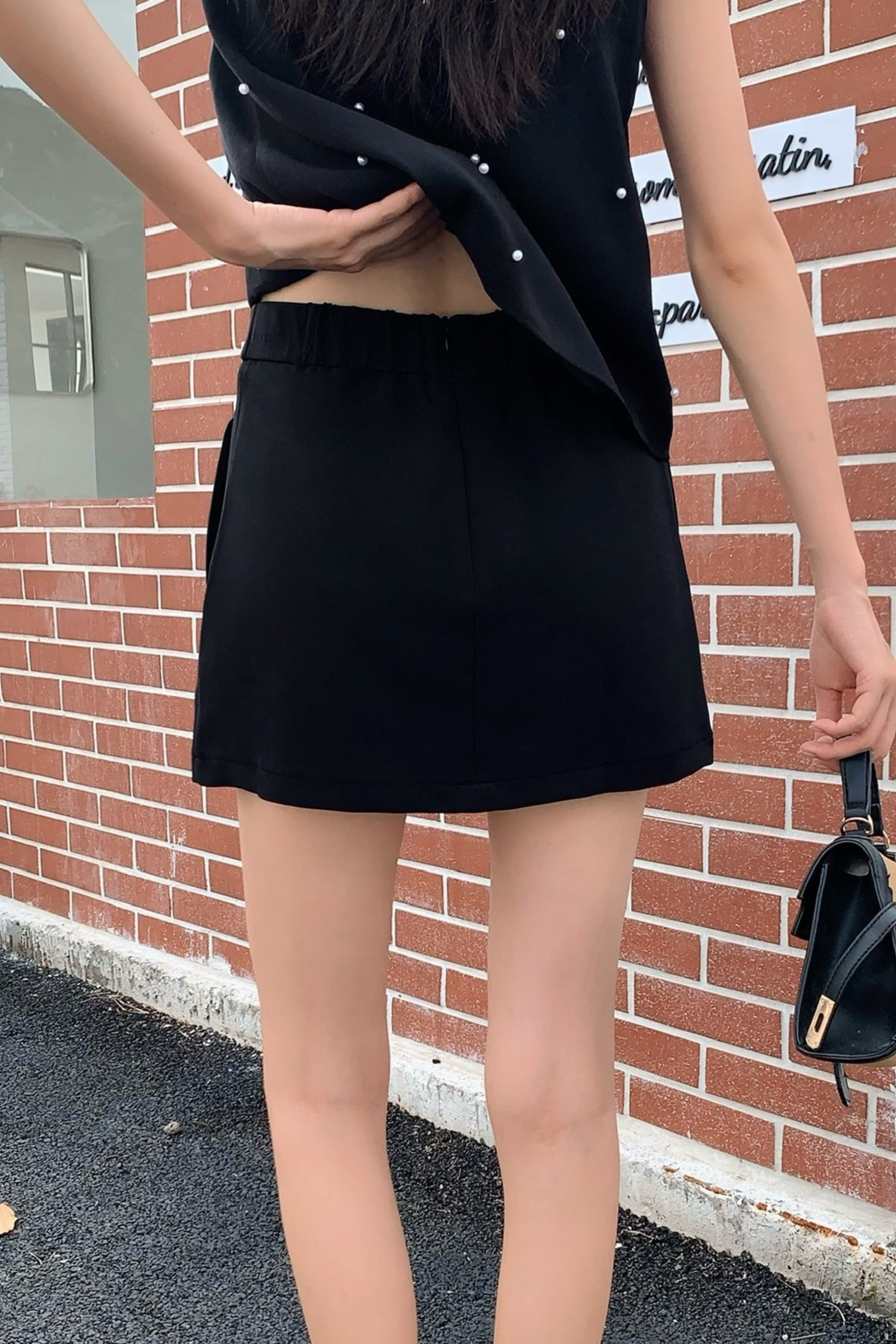 Clean Cut Skorts Black (Backorder)