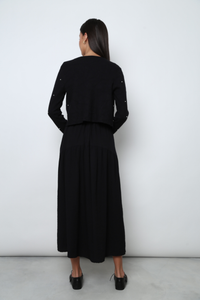 Como Pearl Knit Cardigan Black (Backorder)
