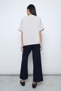 Darcy V2 Oversized Boxy Knit Stone White