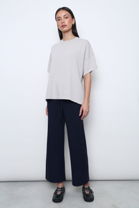 Darcy V2 Oversized Boxy Knit Stone White