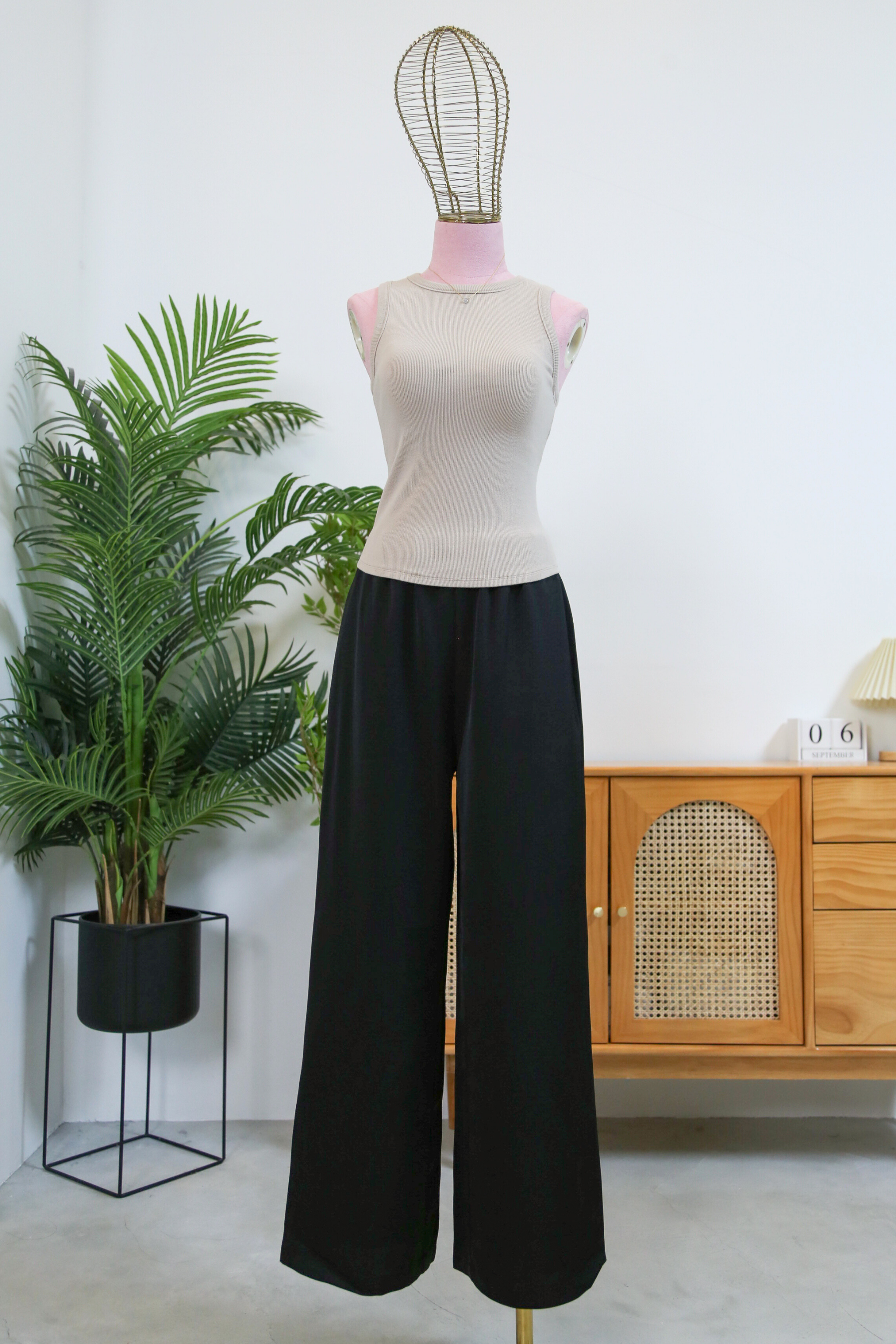 (Regular) Daydreamer 2.0 Wide Leg Pants Black (Backorder)