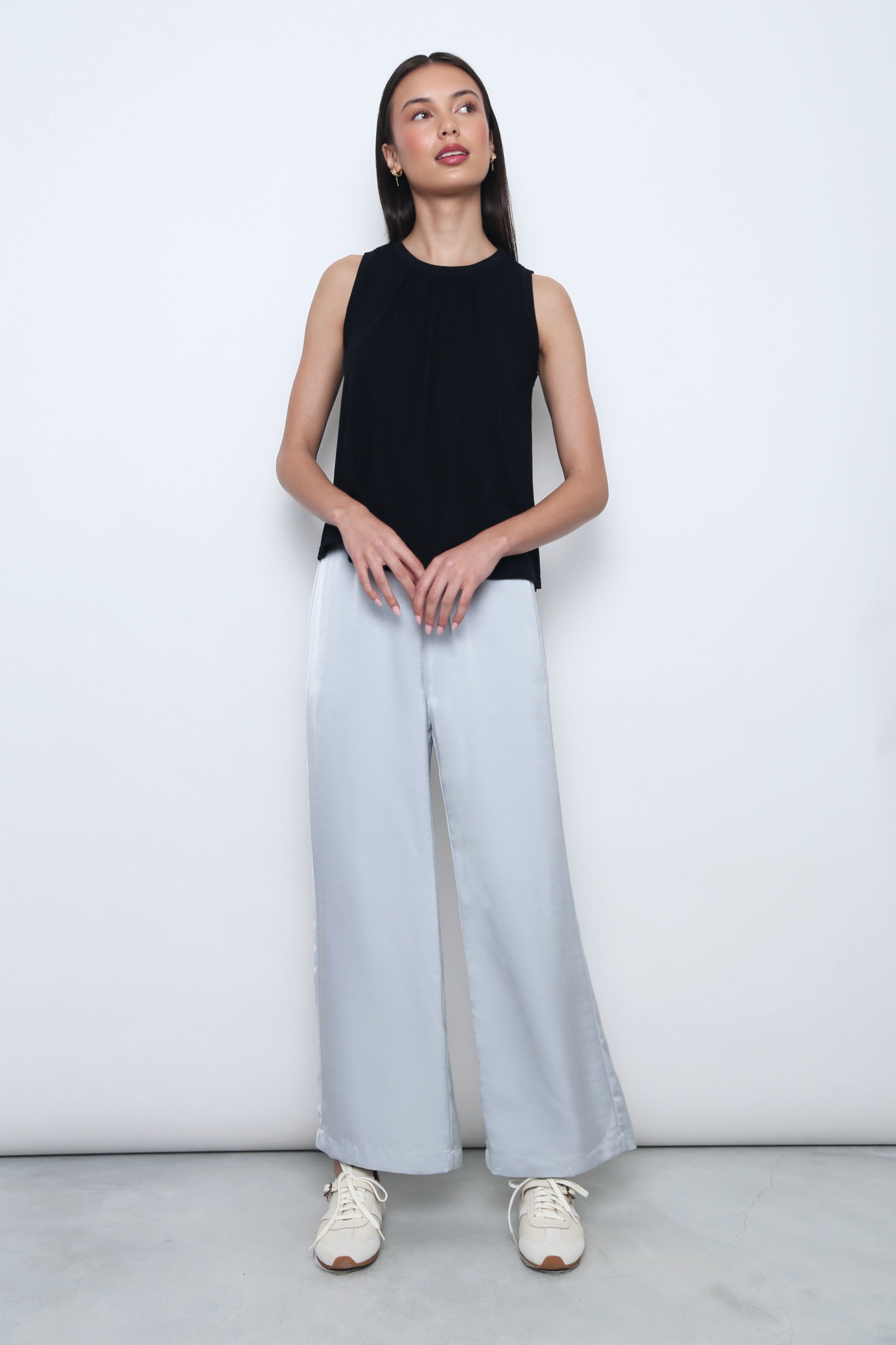 (Petite) Daydreamer 2.0 Wide Leg Pants Icy Blue (Restock)