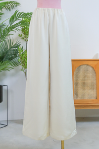 (Regular) Daydreamer 2.0 Wide Leg Pants Ivory (Backorder)
