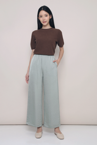 Daydreamer Wide Leg Pants Sage (Preorder II)