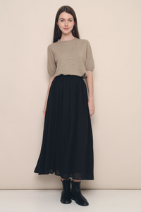 Hathaway Airy Maxi Skirt Black