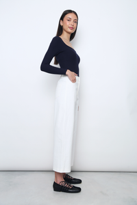 Elm Street Straight Leg Pants White (Backorder)