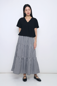 Everyday Babydoll Blouse Black (Restock)