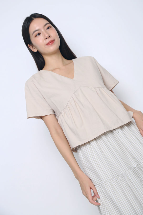 Everyday Babydoll Blouse Ivory