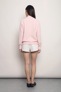 First Frost Turtle Neck Knit Pullover Powder Pink (Backorder)