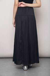 First Light Midaxi Skirt Black