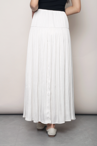 First Light Midaxi Skirt Ivory