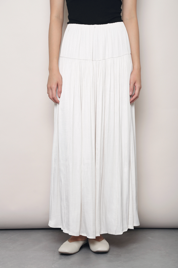 First Light Midaxi Skirt Ivory