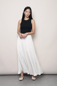 First Light Midaxi Skirt Ivory