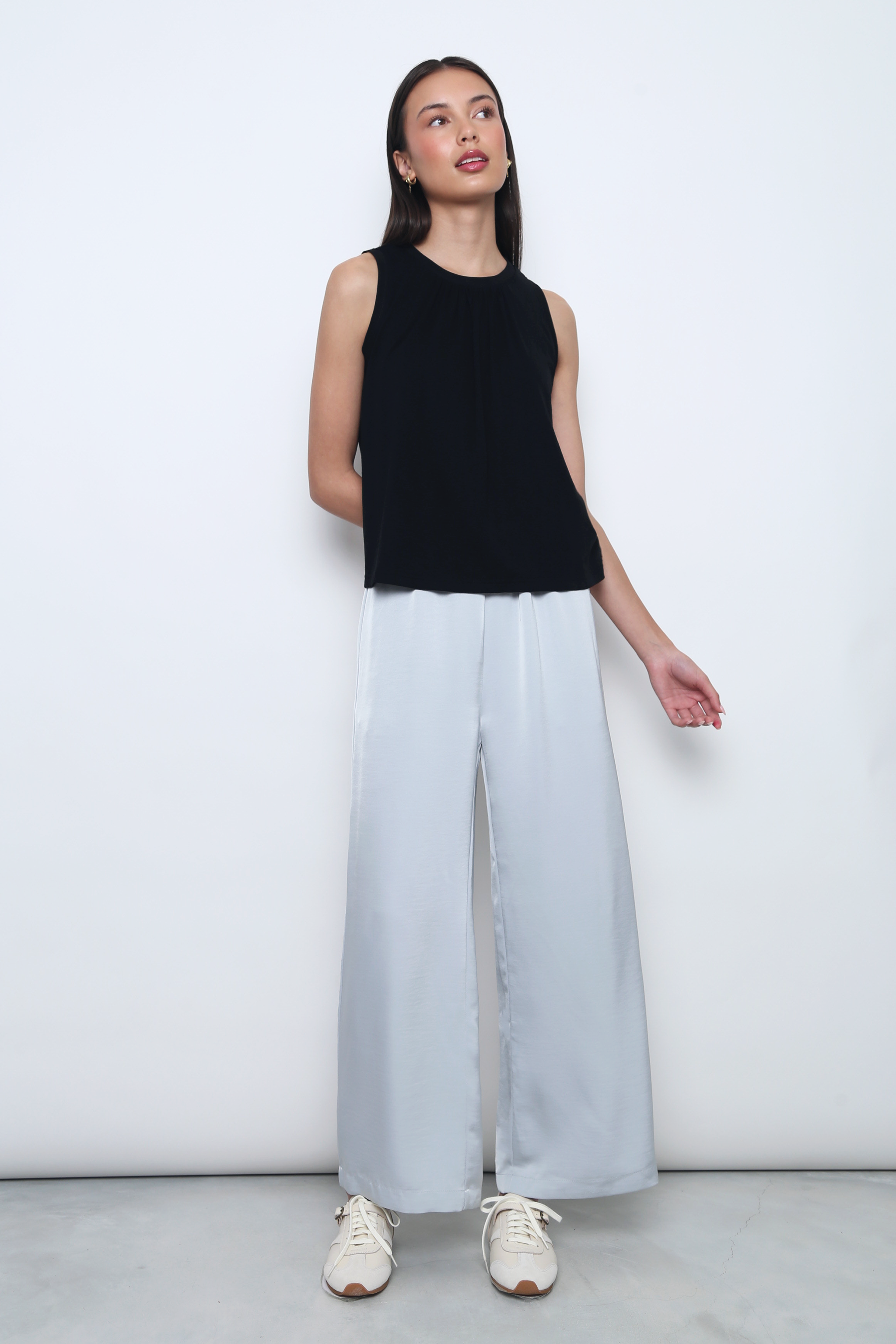 (Regular) Daydreamer 2.0 Wide Leg Pants Icy Blue (Backorder)