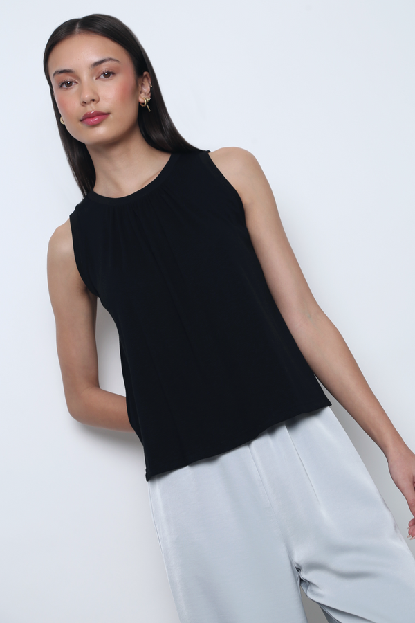 Flint Muscle Tank Black