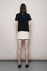 Flutter Kiss Blouse Black