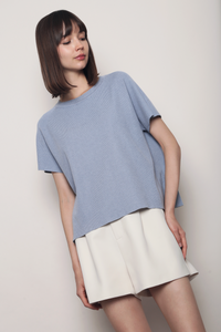 Forever Rib Knit Powder Blue