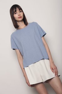 Forever Rib Knit Powder Blue