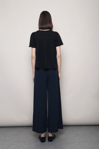 For Keeps Button Down Top Black