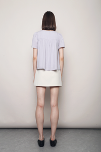 For Keeps Button Down Top Soft Blurple