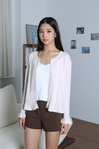 Golden Girl Pearl Cardigan Malt
