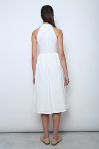 Grace Theory Midi Dress White