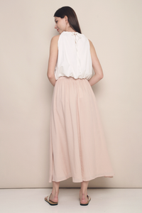 Hathaway Airy Maxi Skirt Blush