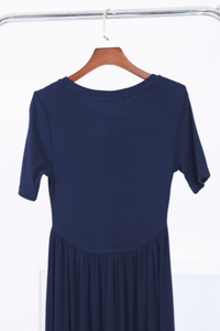 Edith Midaxi Dress Navy