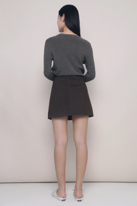 Astrid Pocket Skorts Brown