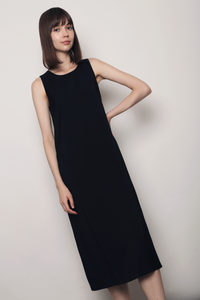 Island Midaxi Dress Black