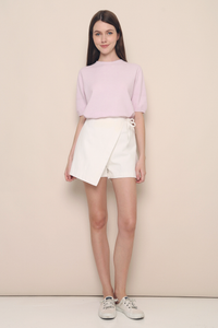 Jonnie Flap Tie Skorts White