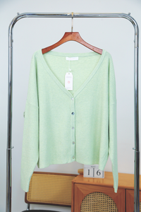 Justine Oversized Knit Cardigan Apple Mint (Restock)