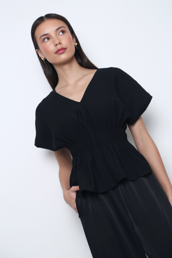 Kari Kimono Top Black (Backorder)