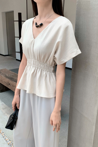 Kari Kimono Top Oat  (Backorder)