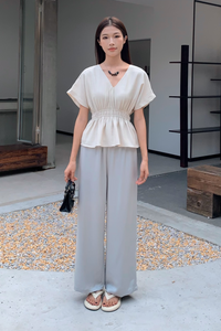Kari Kimono Top Oat  (Backorder)