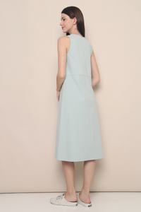 Lilit Shift Midi Dress Seafoam (Restock)